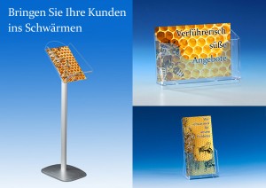 Prospektständer als praktischer Bodenständer