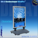 Wetterfester Kundenstopper von VITAdisplays®