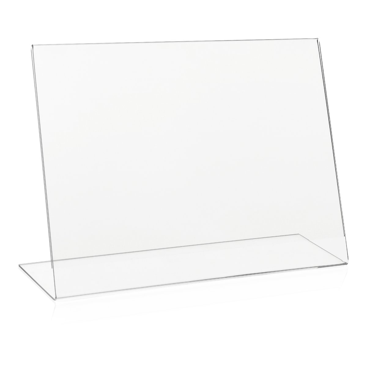 L-Ständer DIN A4 Querformat aus PLEXIGLAS®