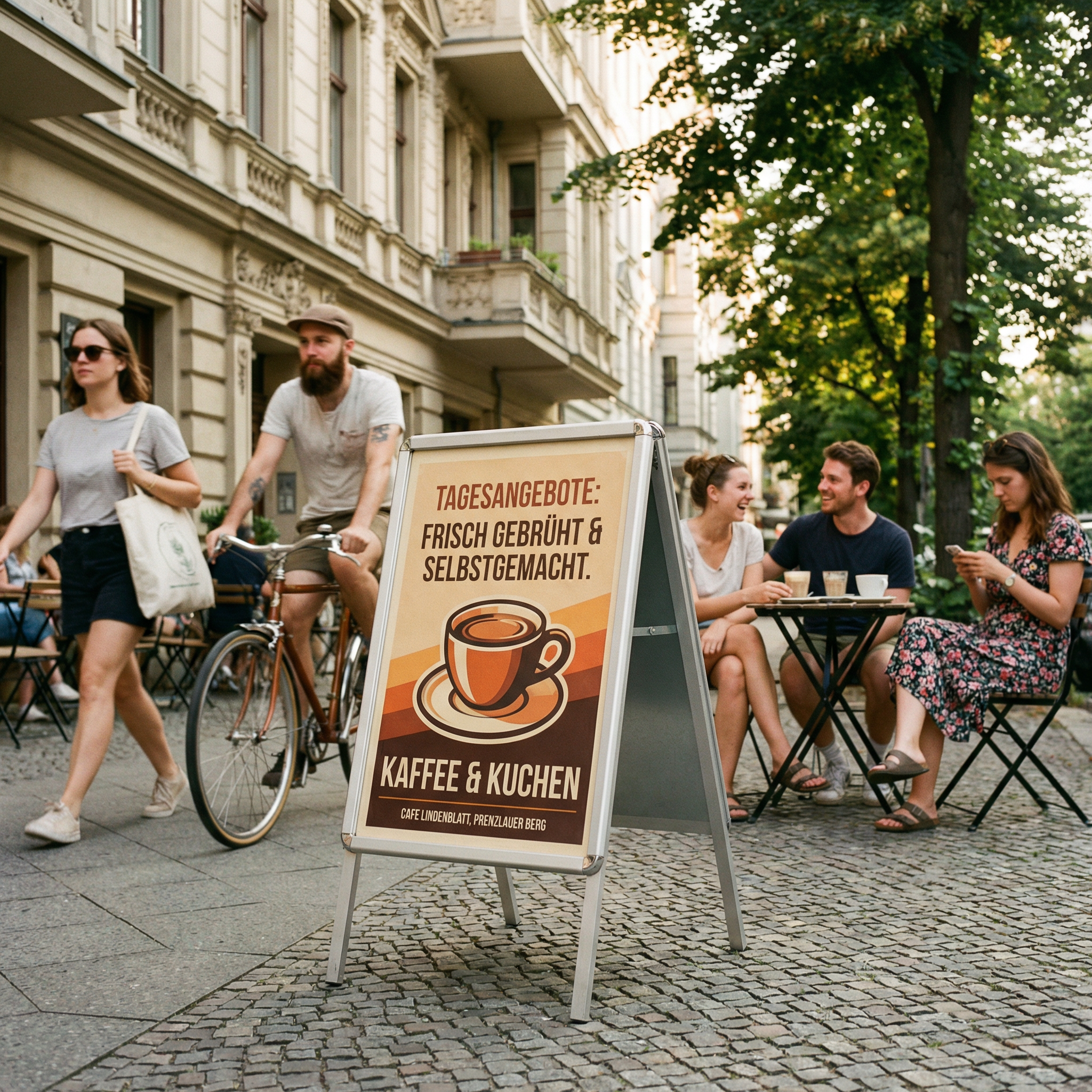 Plakatständer und Kundenstopper als Werbemittel — Genehmigung in Berlin beantragen