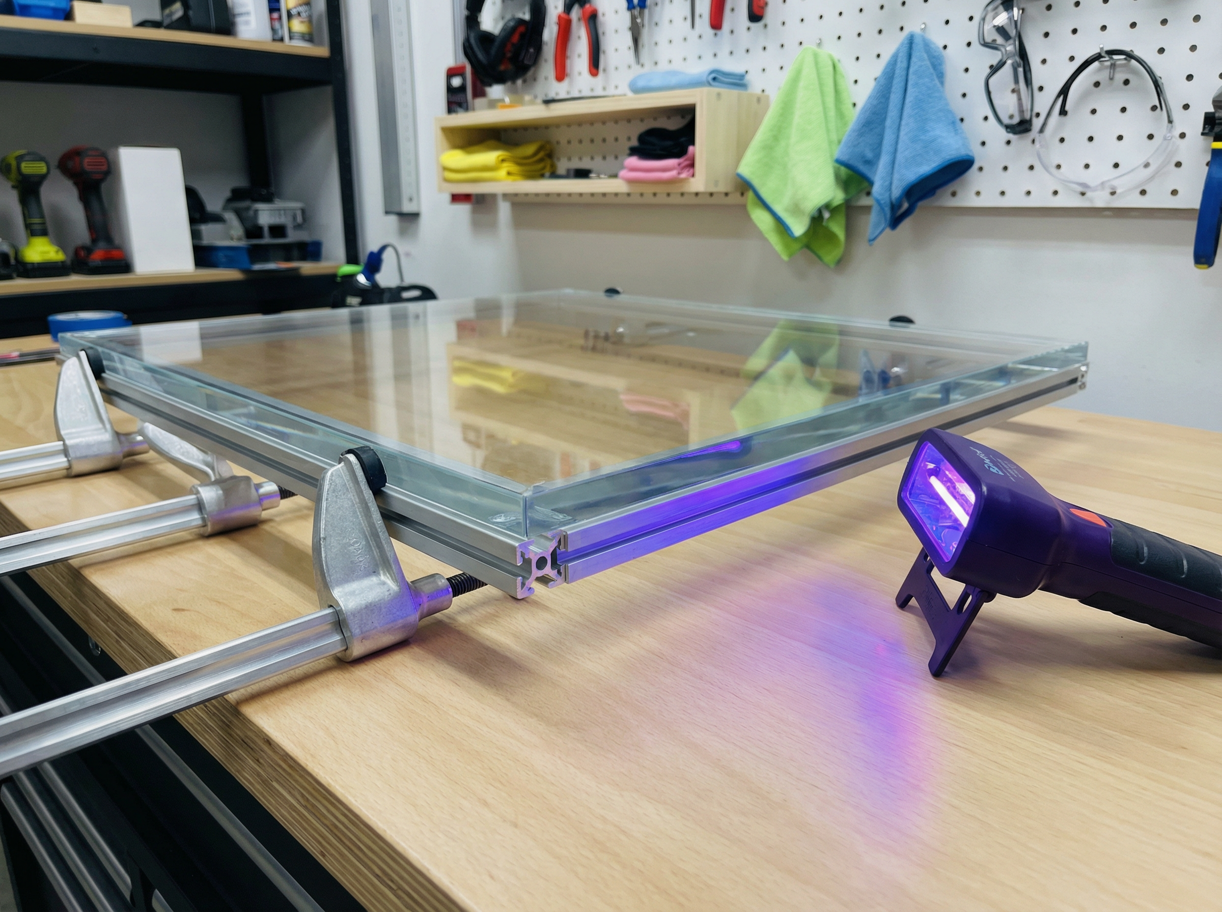 PLEXIGLAS Kantenverklebung UV-Härtung