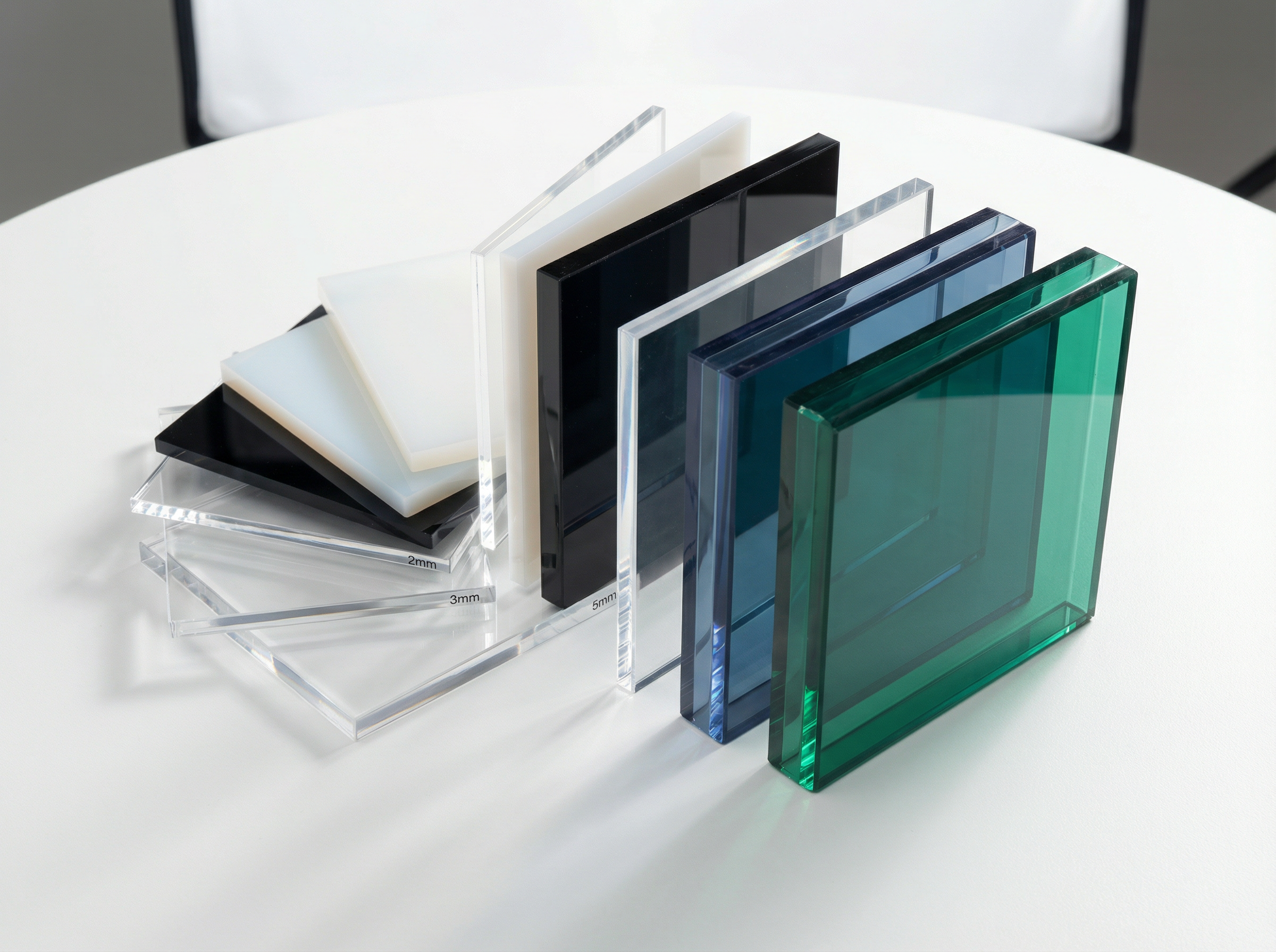 PLEXIGLAS Materialauswahl zum Schneiden - verschiedene Farben Stärken und Varianten