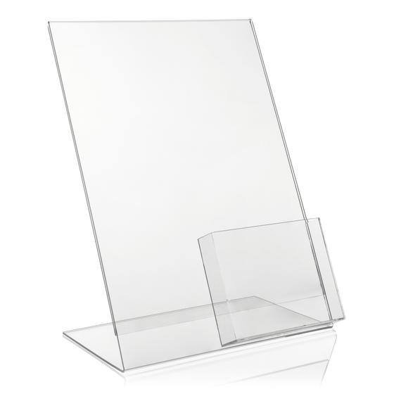 DIN A3 advertising stand + DIN A5 tray