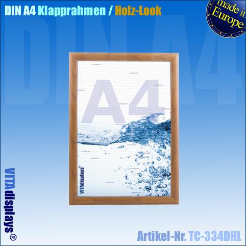 Klapprahmen DIN A4 im edlen Holz-Look