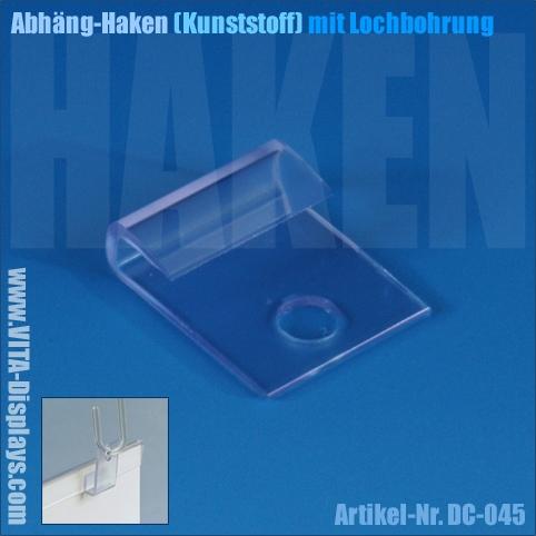 Suspension hook (clip) with hole drilling