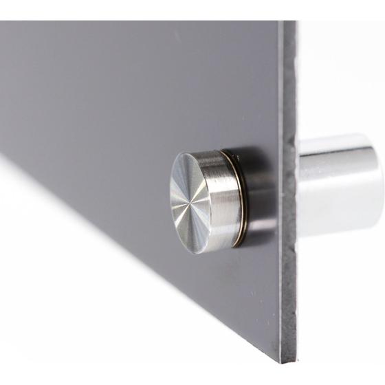 Abstandhalter zum Vormontieren ø 15 x 20 mm in Edelstahl, 4er-Set, Firmenbeschilderung
