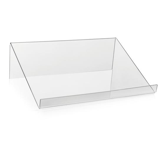Book stand as reading stand made of PLEXIGLAS® (width 30 cm)