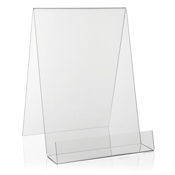 DIN A4 Buchständer als Warenträger aus PLEXIGLAS®