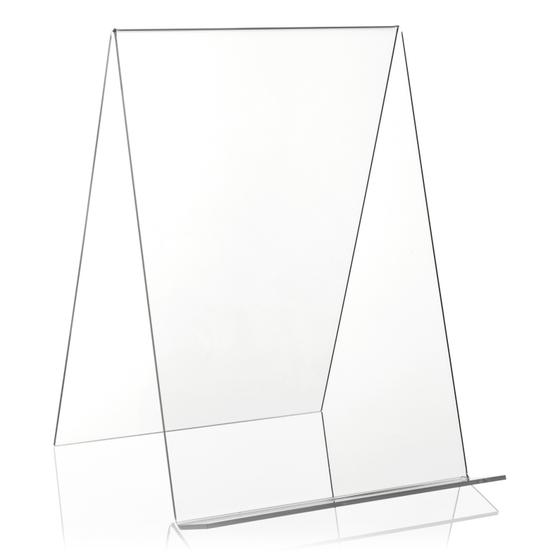 DIN A4 goods stand / book stand made of PLEXIGLAS®.