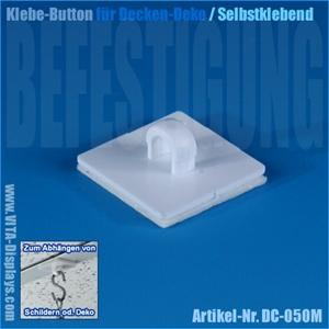 Ceiling clip / Self-adhesive (19x19mm)