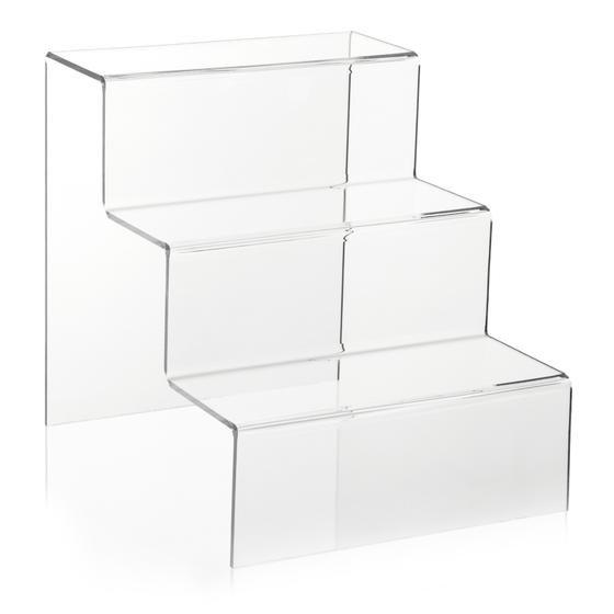 Dekotreppe als Verkaufsdisplay aus PLEXIGLAS® (22 x 25 cm)