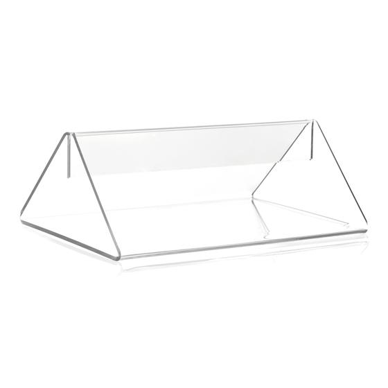 DIN A5 Schildhalter / Tischkarten-Halter (Breite 150 mm) aus original PLEXIGLAS®
