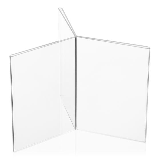 DIN A6 Y-Ständer / Aufsteller (6-seitig) aus Plexiglas®