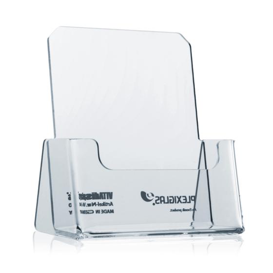 DIN A7 Flyerständer / Flyerhalter aus PLEXIGLAS® (Hochformat)