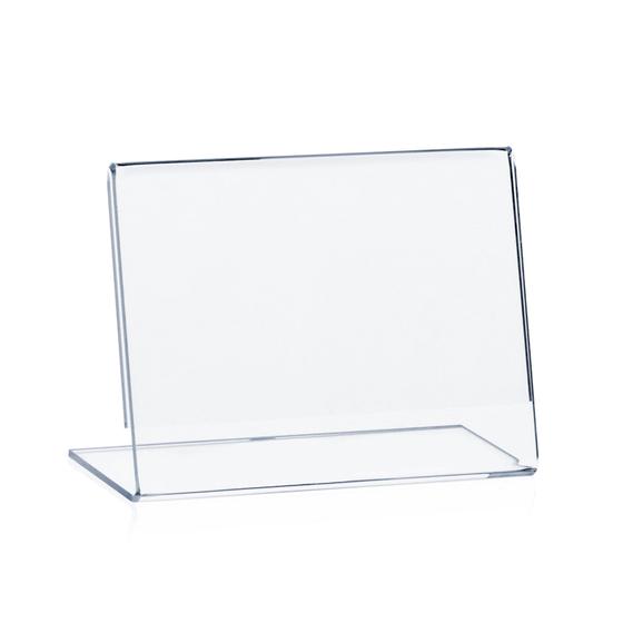 DIN A8 Werbeaufsteller / Preishalter / Quer