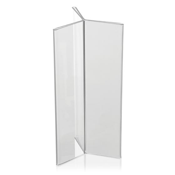DIN long (1/2) Y-stand / display (6-sided) PLEXIGLAS®