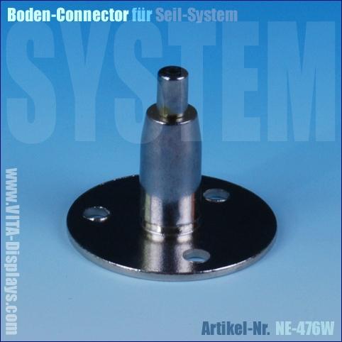 Boden-Connector für Draht-Seilsystem