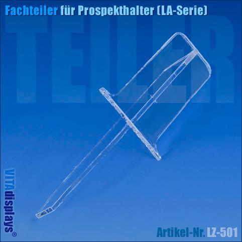Fachteiler für Prospekthalter DIN A4 (LA-Serie)