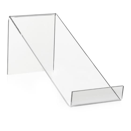 Buchständer / Buchstütze aus PLEXIGLAS® (210x80x90mm)