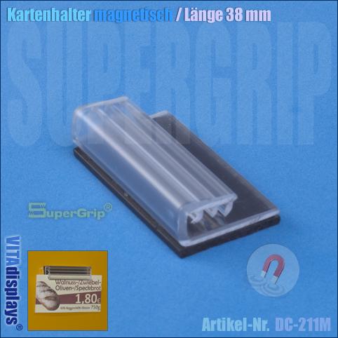 Kartenhalter magnetisch / Länge: 38 mm