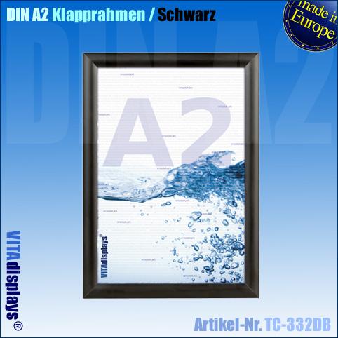 Klapprahmen DIN A2 / Schwarz