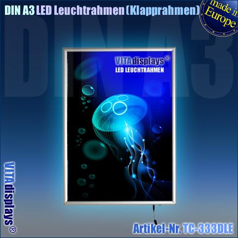LED Leuchtrahmen SLIM im DIN A3 Format