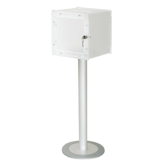Losbox / Aktionsbox (25x25) mit Standfuß + Schloss