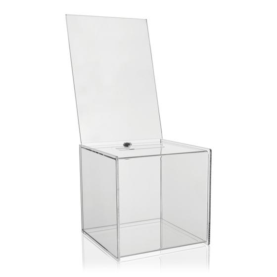 Losbox (20x20x20cm) mit Schloss + A4 TOP-Schild