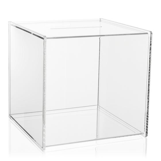 PLEXIGLAS® raffle box / promotional box (20x20x20cm)
