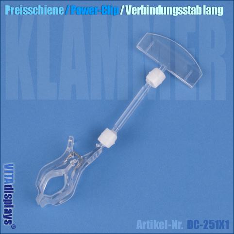 Price rail / Power clip / Connecting bar long