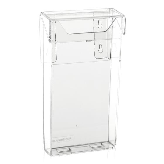DIN long brochure box with lid DL brochure holder (weatherproof)