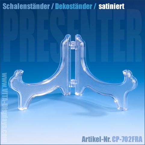 Schalenständer / Dekoständer / satiniert (ME)