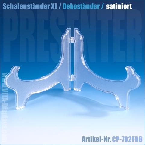 Schalenständer / Dekoständer / satiniert (XL)