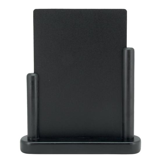 6er-Set Securit Elegant Tisch-Kreidetafel Menütafel A5 Schwarz beidseitig für Café Bar Restaurant