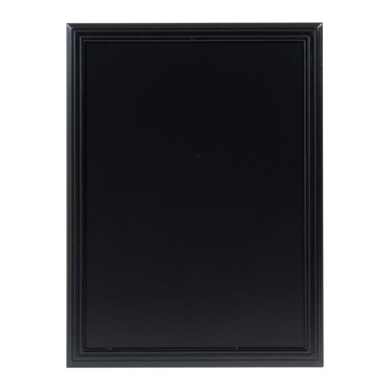 Securit Universal Wand-Kreidetafel Schwarz 60 cm Buchenholz wetterfest für Gastronomie