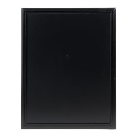 Securit Universal Wand-Kreidetafel Schwarz 70 cm Buchenholz wetterfest für Gastronomie