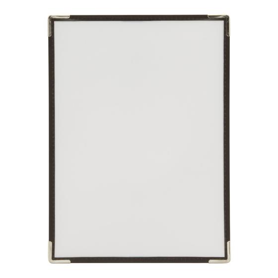 6er-Set Securit Crystal Menükartenhalter A4 aus Acrylglas, beidseitig nutzbar für Café und Bar