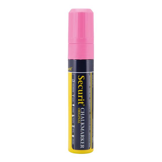 6er-Set Securit Kreidemarker Blockspitze 7-15 mm Pink für Gastronomie, Einzelhandel und Veranstaltungen