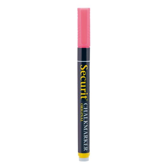 12er-Set Securit Kreidemarker Pink mit Rundspitze, Flüssigkreide-Stift für Kreidetafel und Fenster