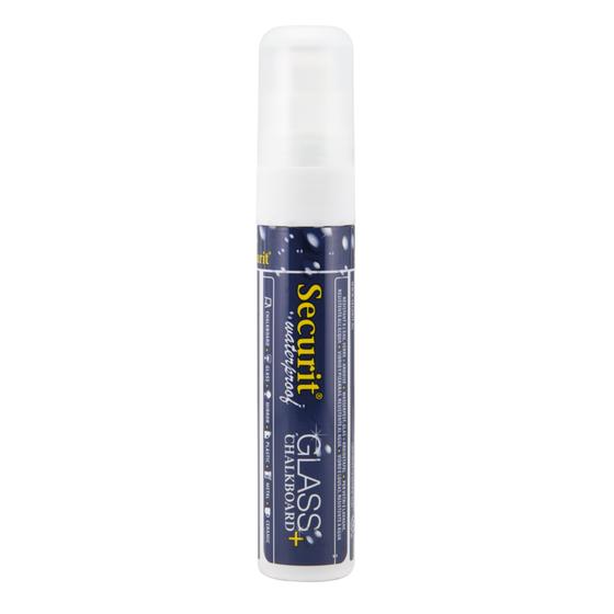 6er-Set Securit wasserfeste Kreidemarker Blockspitze 7-15 mm Weiß für Café, Bistro und Restaurant