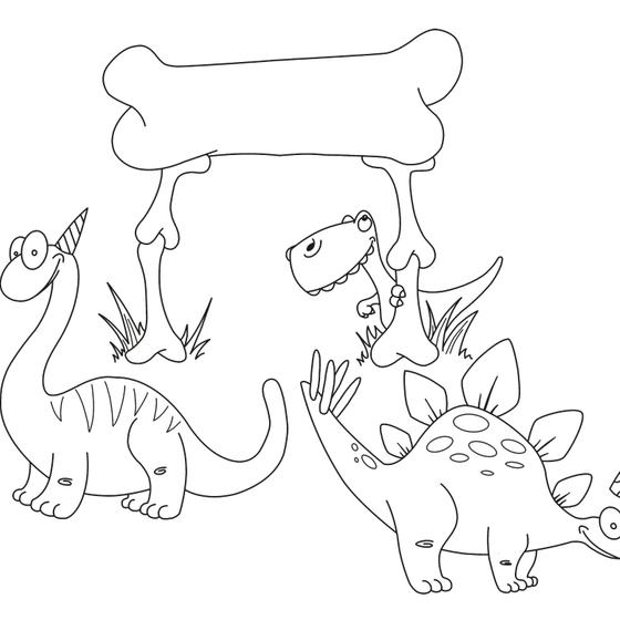 6er-Set Securit Windoodle Fenster-Schablonen A2 Dino-Motive Kindergeburtstag für Kita und Zuhause