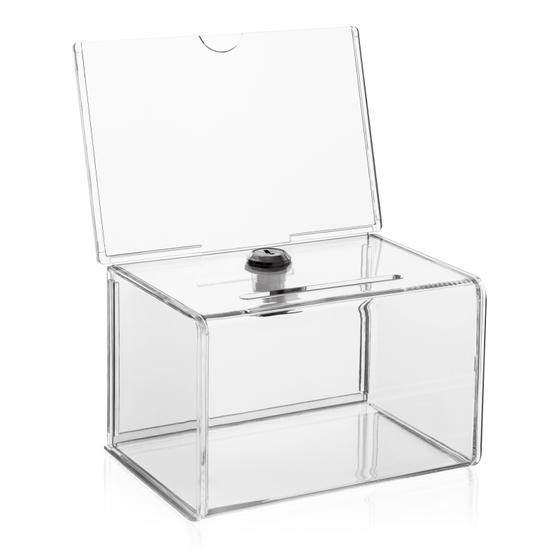 Spendenbox / Aktionsbox + TOP-Schild + Schloss