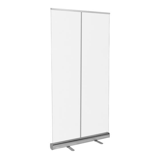 Rollbanner als mobile Trennwand - protect - RollUp Trennwand (85.0 x 200.0 cm) - transparent