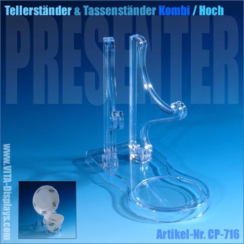Tellerständer + Tassenständer Kombi (Hoch)