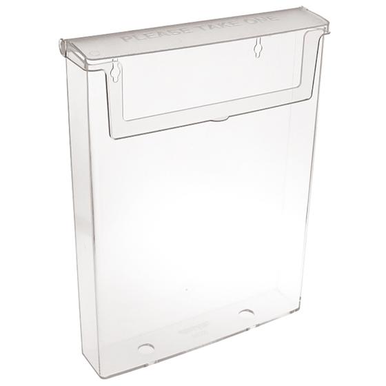 taymar® DIN A4 Prospekthalter mit Deckel / Wetterfest