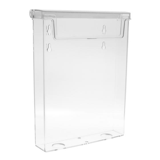 taymar® DIN A5 Prospektbox mit Deckel / Wetterfest