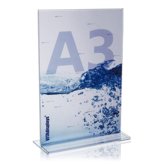 DIN A3 T-stand SOLUM made of Plexiglas®