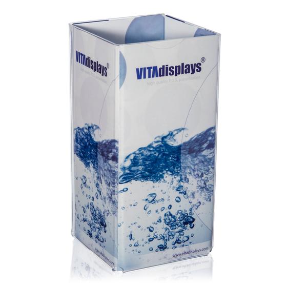 1/3 A4 Viereckständer / Plexiglas® Aufsteller