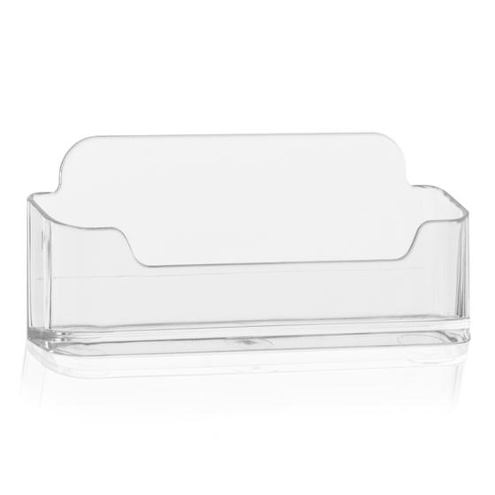 Business card holder wall in DIN A7 landscape format (transparent)
