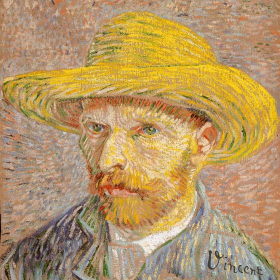 Fridge Magnet van Gogh "Self Portrait" Whiteboard Art Magnets
